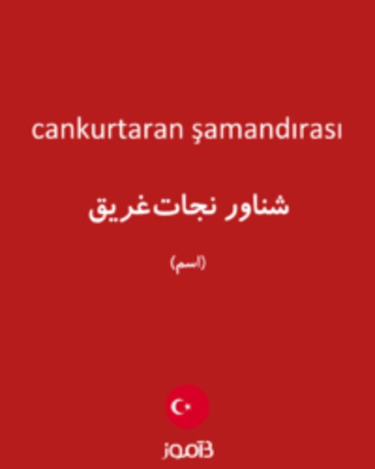  تصویر cankurtaran şamandırası - دیکشنری انگلیسی بیاموز