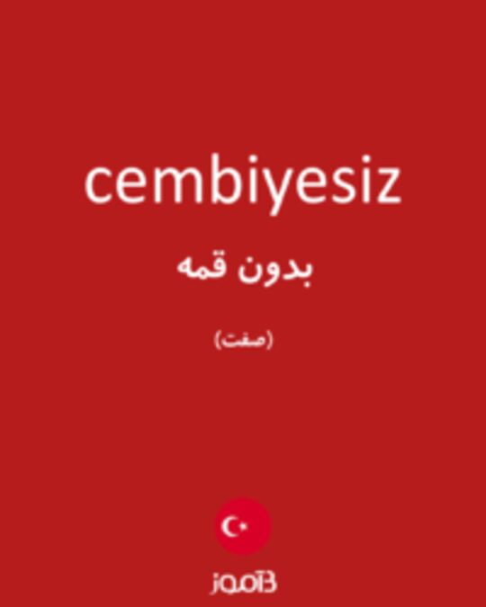  تصویر cembiyesiz - دیکشنری انگلیسی بیاموز