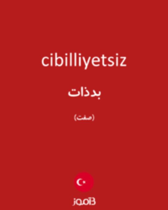  تصویر cibilliyetsiz - دیکشنری انگلیسی بیاموز