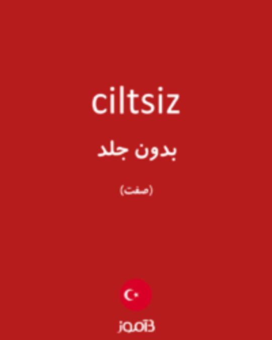  تصویر ciltsiz - دیکشنری انگلیسی بیاموز