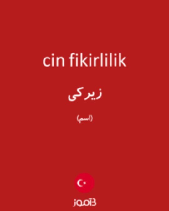  تصویر cin fikirlilik - دیکشنری انگلیسی بیاموز