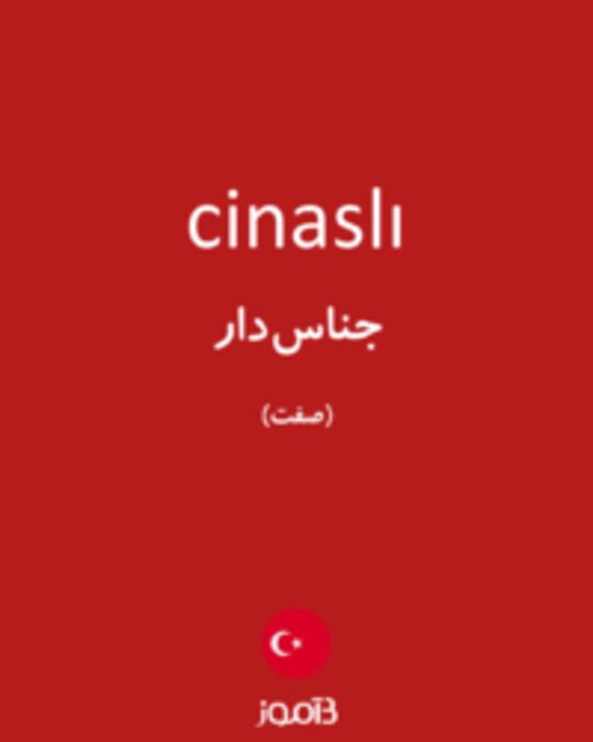  تصویر cinaslı - دیکشنری انگلیسی بیاموز