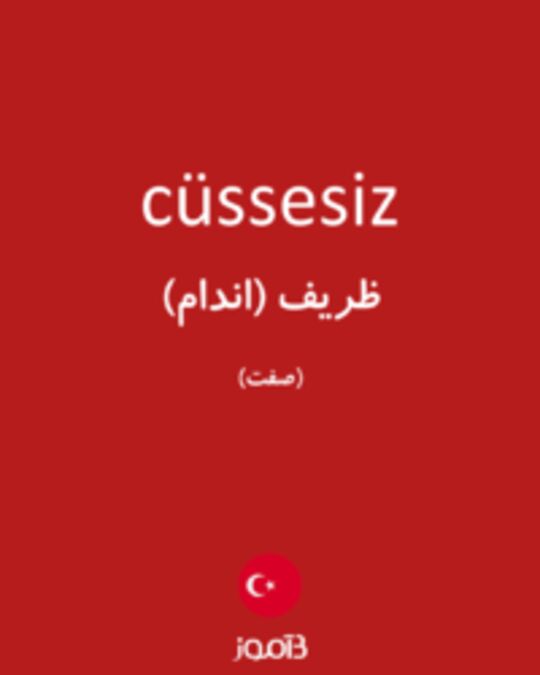  تصویر cüssesiz - دیکشنری انگلیسی بیاموز