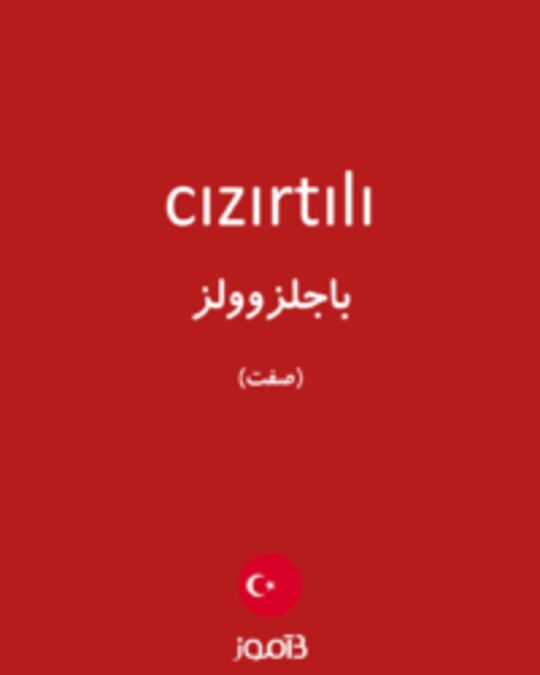  تصویر cızırtılı - دیکشنری انگلیسی بیاموز