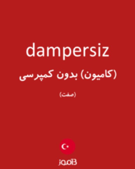  تصویر dampersiz - دیکشنری انگلیسی بیاموز