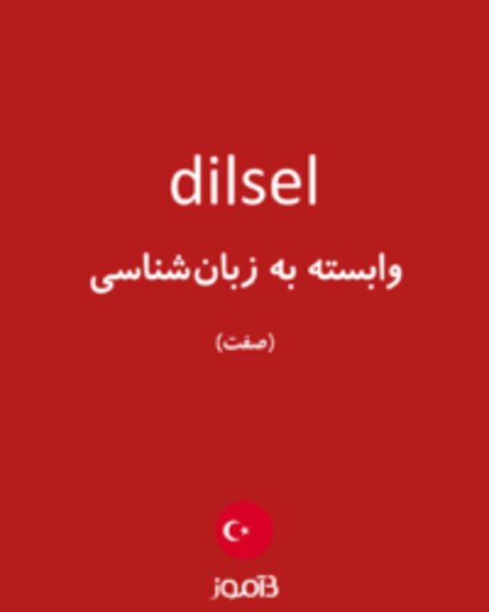  تصویر dilsel - دیکشنری انگلیسی بیاموز