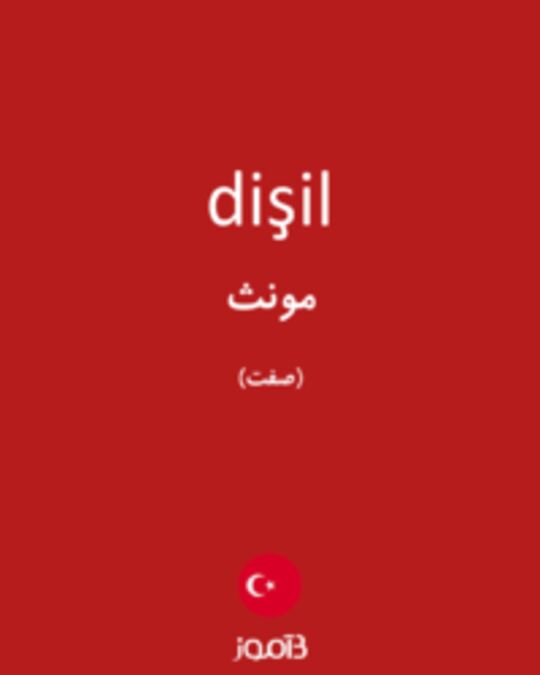  تصویر dişil - دیکشنری انگلیسی بیاموز