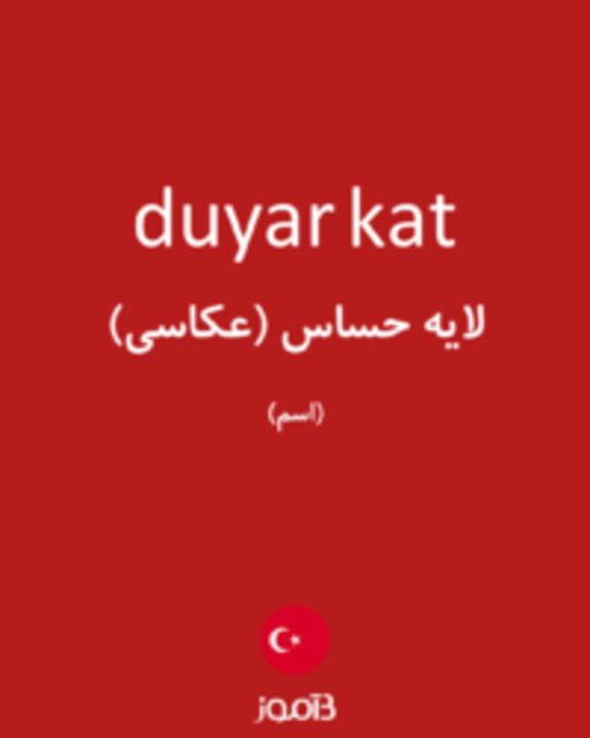  تصویر duyar kat - دیکشنری انگلیسی بیاموز