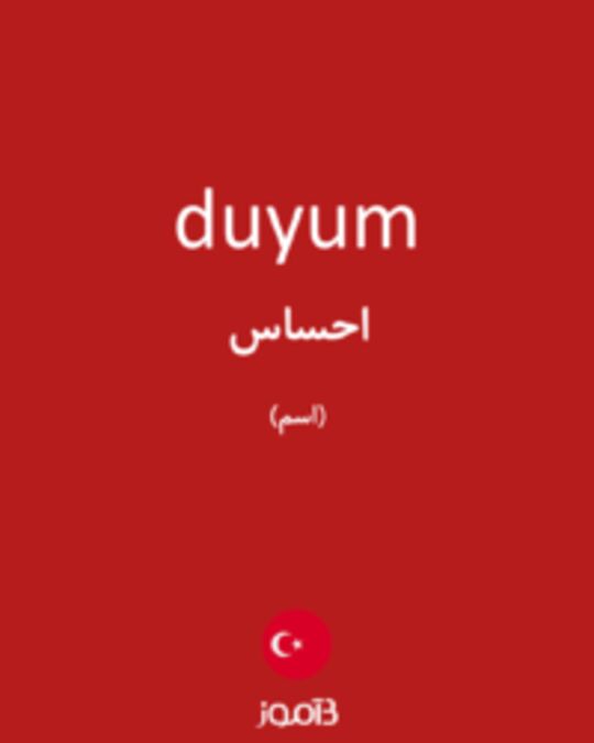  تصویر duyum - دیکشنری انگلیسی بیاموز