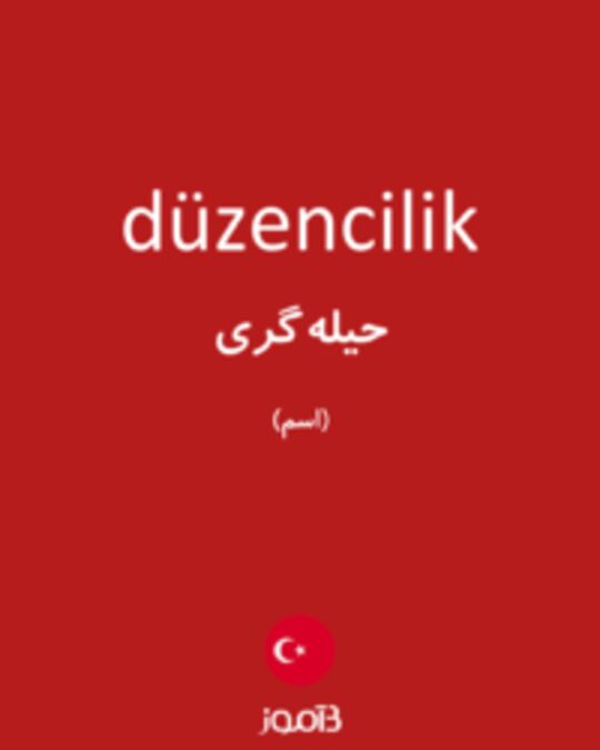  تصویر düzencilik - دیکشنری انگلیسی بیاموز