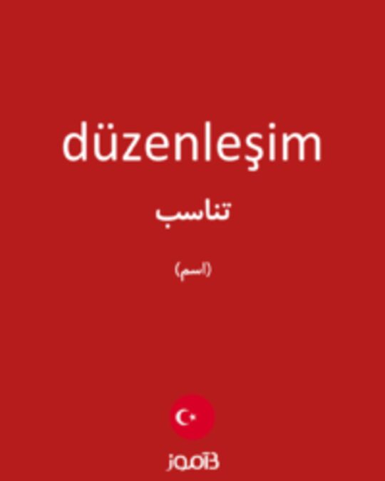  تصویر düzenleşim - دیکشنری انگلیسی بیاموز