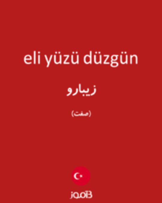  تصویر eli yüzü düzgün - دیکشنری انگلیسی بیاموز