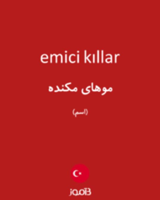  تصویر emici kıllar - دیکشنری انگلیسی بیاموز