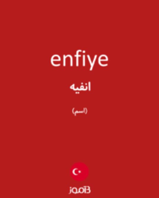  تصویر enfiye - دیکشنری انگلیسی بیاموز