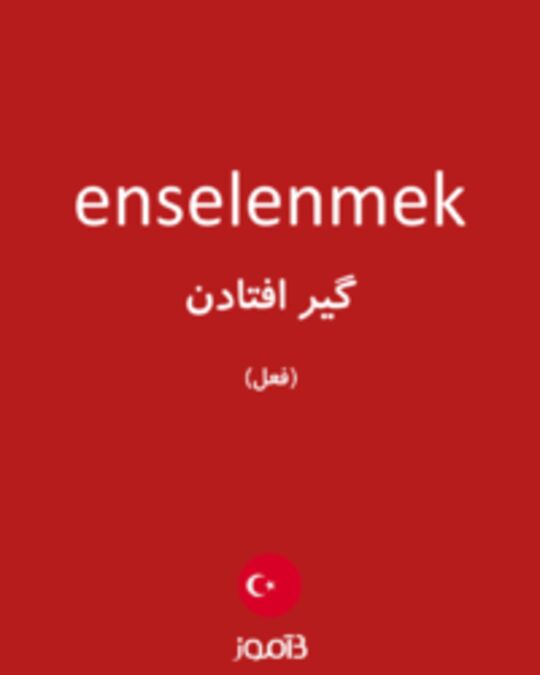  تصویر enselenmek - دیکشنری انگلیسی بیاموز