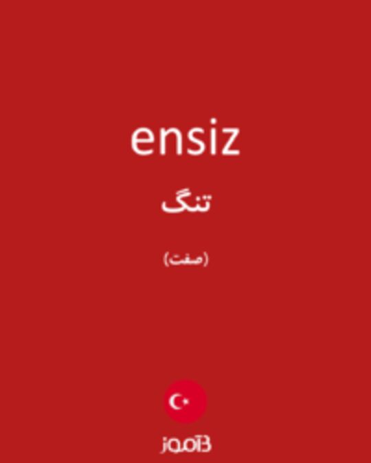  تصویر ensiz - دیکشنری انگلیسی بیاموز