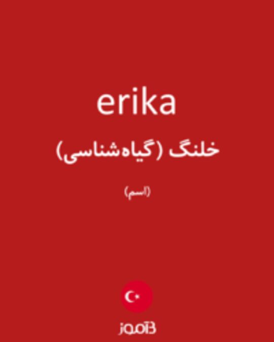  تصویر erika - دیکشنری انگلیسی بیاموز