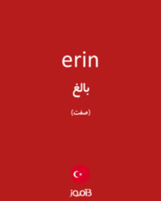  تصویر erin - دیکشنری انگلیسی بیاموز