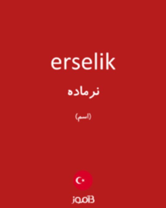  تصویر erselik - دیکشنری انگلیسی بیاموز