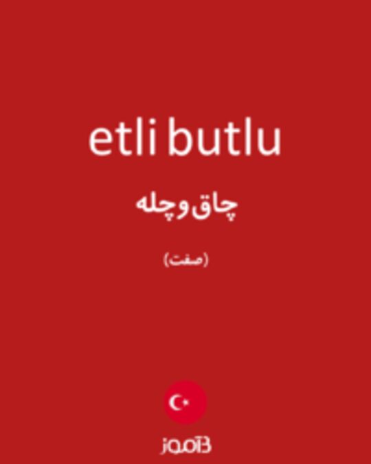  تصویر etli butlu - دیکشنری انگلیسی بیاموز