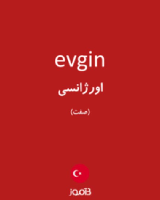  تصویر evgin - دیکشنری انگلیسی بیاموز