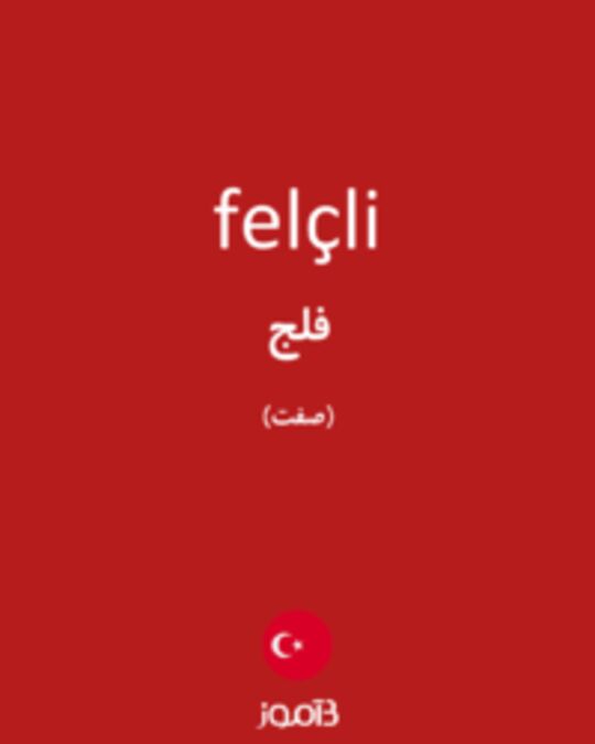  تصویر felçli - دیکشنری انگلیسی بیاموز