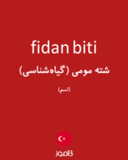  تصویر fidan biti - دیکشنری انگلیسی بیاموز