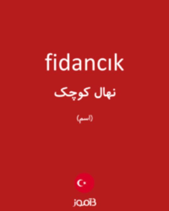  تصویر fidancık - دیکشنری انگلیسی بیاموز