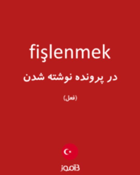  تصویر fişlenmek - دیکشنری انگلیسی بیاموز