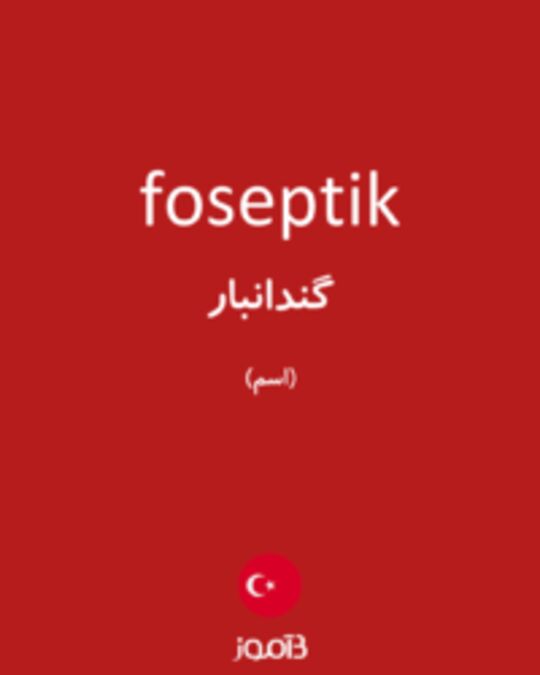  تصویر foseptik - دیکشنری انگلیسی بیاموز