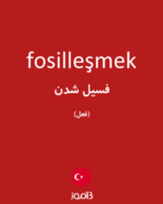  تصویر fosilleşmek - دیکشنری انگلیسی بیاموز