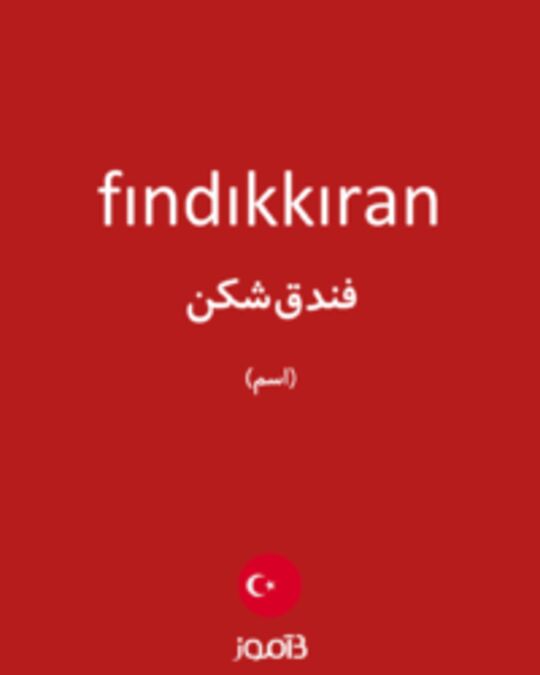  تصویر fındıkkıran - دیکشنری انگلیسی بیاموز