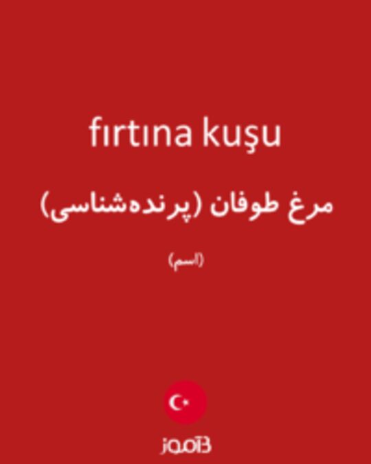  تصویر fırtına kuşu - دیکشنری انگلیسی بیاموز