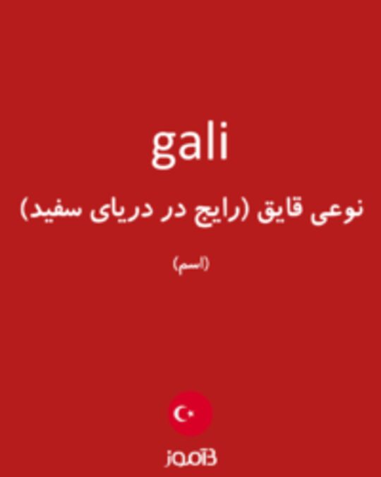  تصویر gali - دیکشنری انگلیسی بیاموز