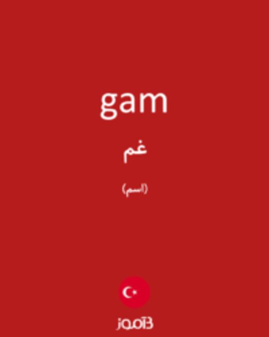  تصویر gam - دیکشنری انگلیسی بیاموز