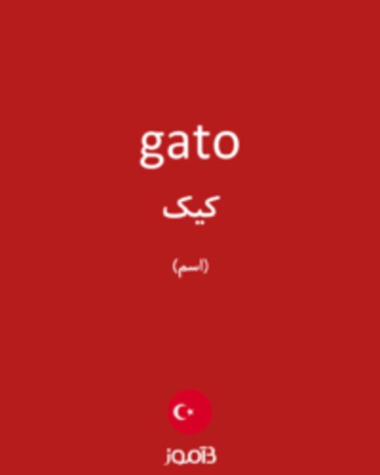  تصویر gato - دیکشنری انگلیسی بیاموز