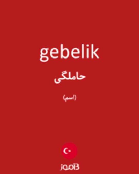  تصویر gebelik - دیکشنری انگلیسی بیاموز