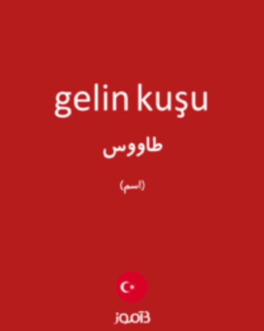  تصویر gelin kuşu - دیکشنری انگلیسی بیاموز