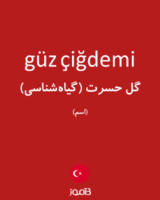  تصویر güz çiğdemi - دیکشنری انگلیسی بیاموز