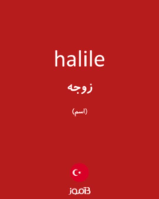  تصویر halile - دیکشنری انگلیسی بیاموز