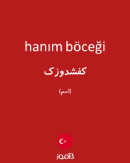  تصویر hanım böceği - دیکشنری انگلیسی بیاموز