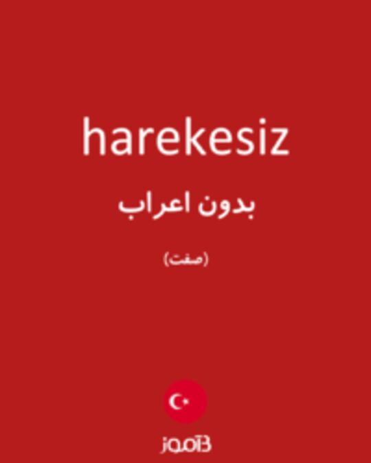  تصویر harekesiz - دیکشنری انگلیسی بیاموز