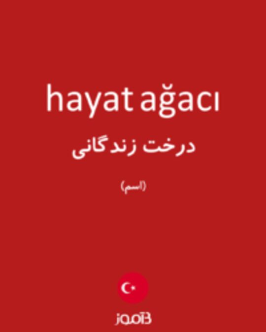  تصویر hayat ağacı - دیکشنری انگلیسی بیاموز