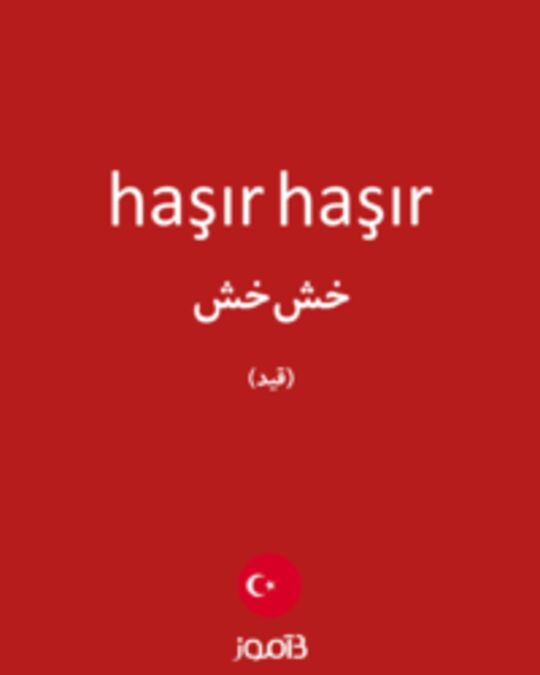  تصویر haşır haşır - دیکشنری انگلیسی بیاموز