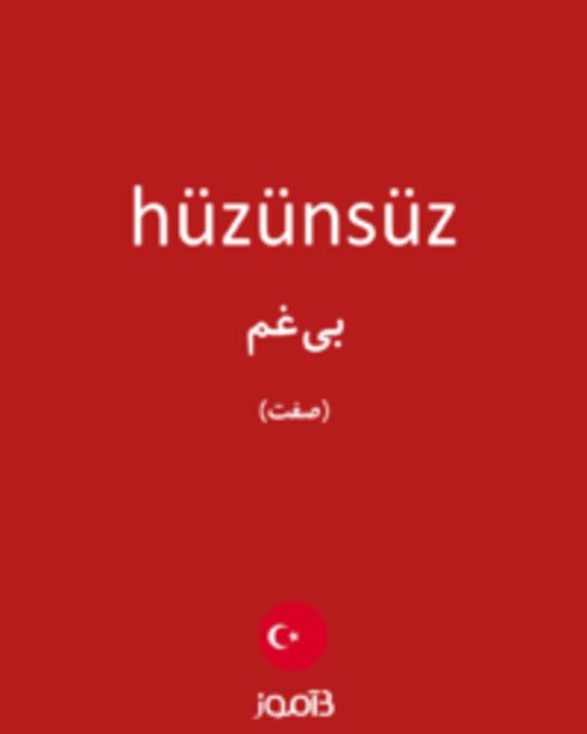  تصویر hüzünsüz - دیکشنری انگلیسی بیاموز