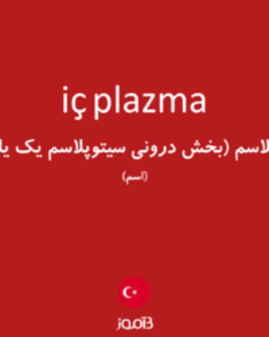  تصویر iç plazma - دیکشنری انگلیسی بیاموز