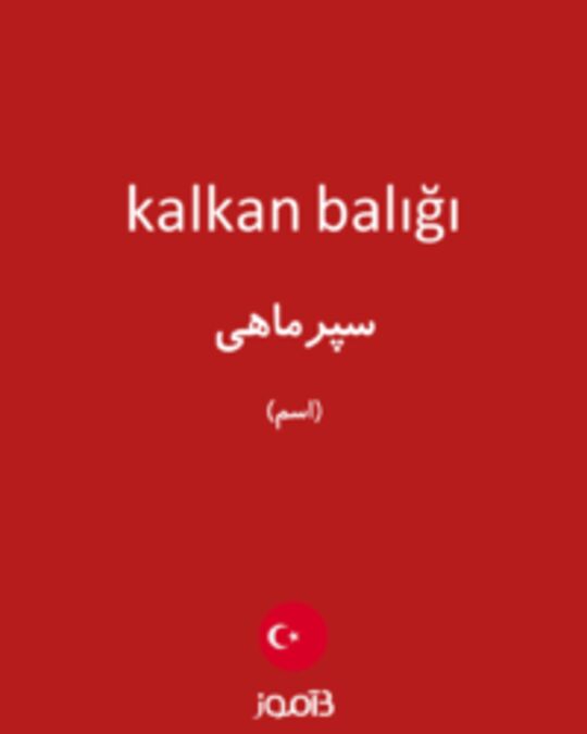  تصویر kalkan balığı - دیکشنری انگلیسی بیاموز