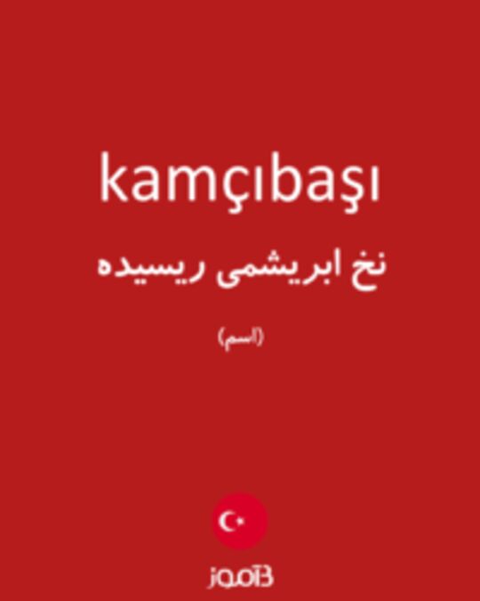  تصویر kamçıbaşı - دیکشنری انگلیسی بیاموز