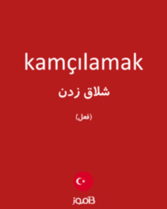  تصویر kamçılamak - دیکشنری انگلیسی بیاموز