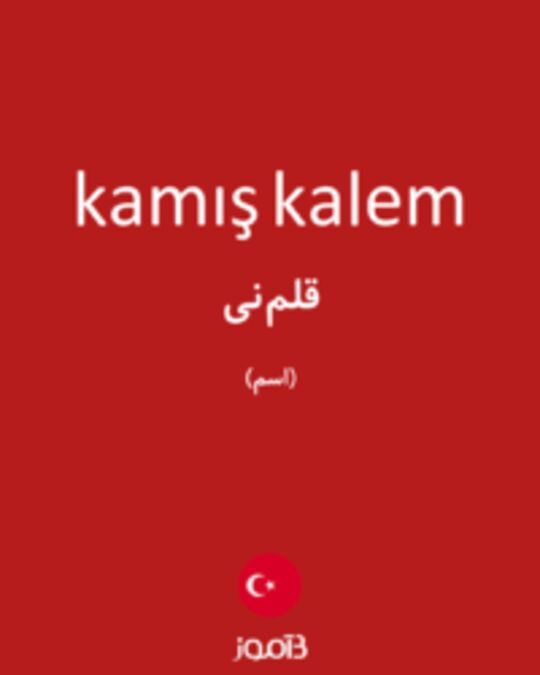  تصویر kamış kalem - دیکشنری انگلیسی بیاموز